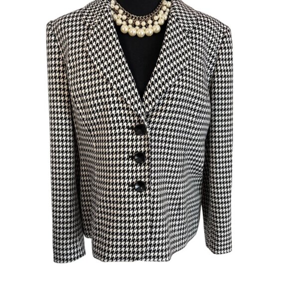 Kasper women's houndstooth suit size 14P NWT - Picture 2 of 12